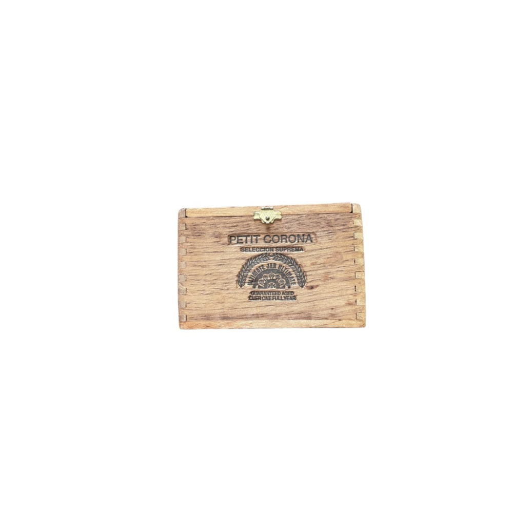 Unbranded Brown Wood Storage Box One Size